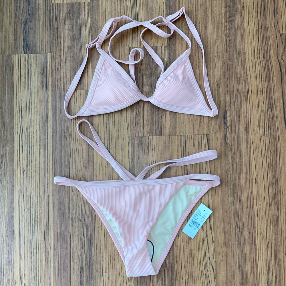 Pacsun ribbed Bikini Set New
